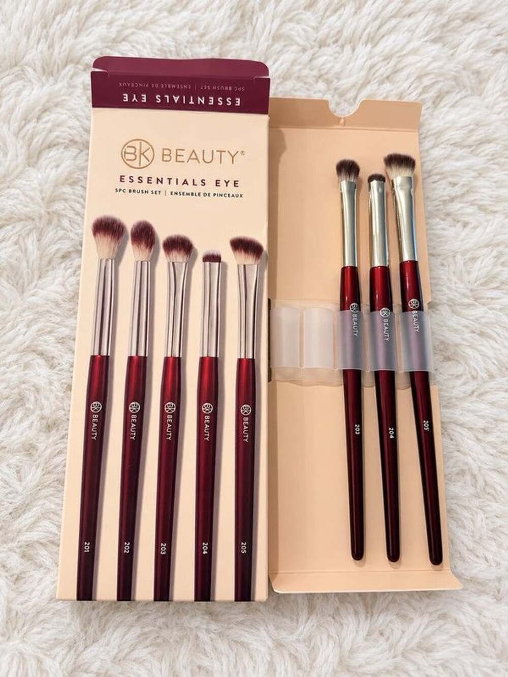 Bk beauty BK Beauty Essentials Eye 3 Piece Brush Set